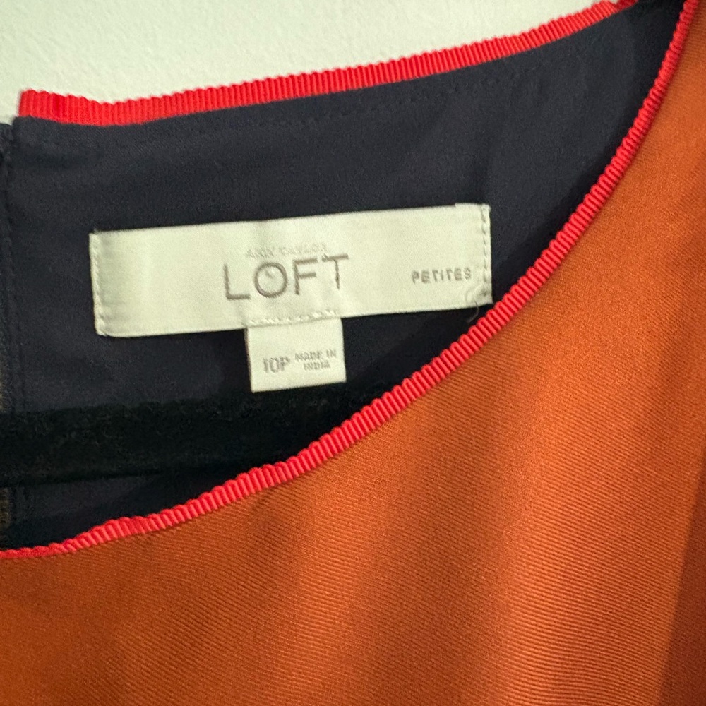 Loft Multicolor Patterned Mini Dress - image 6